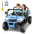 thumbnail image 1 of Funcid 24 V Kids Ride on Toys with Remote Control, 2WD Ride on UTV Truck Car, Electric Battery Powered Ride on Cars Four Wheels, Bluetooth Music, Blue, 1 of 13