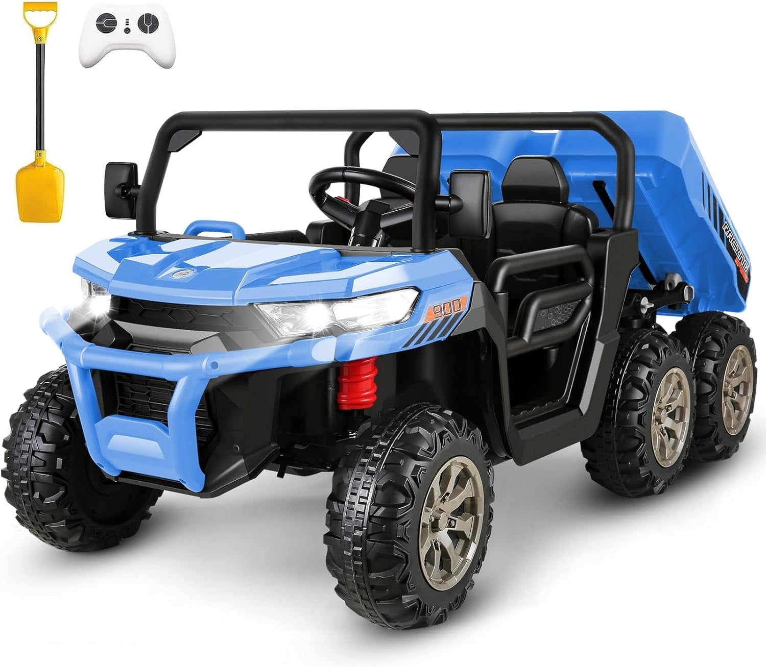 Kid Trax SemiTruck and Trailer RideOn Toy, Blue