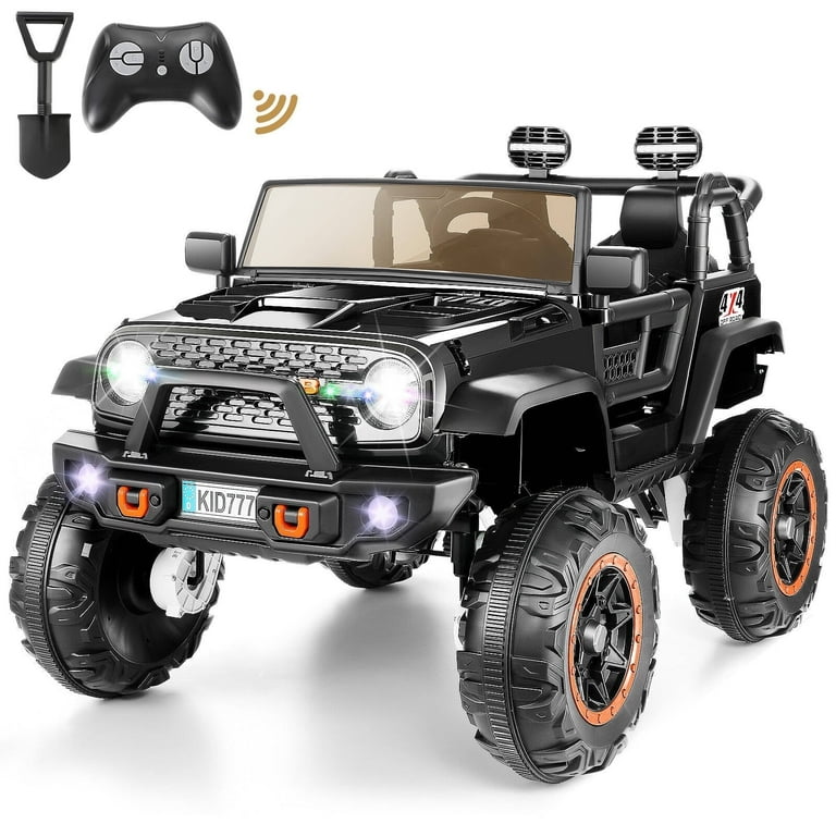 Funcid 24 Volt 4WD Ride on Toys for Big Kids 2 Seater Ride on Cars with Remote Control 7AH Battery Powered Ride on Electric Truck Car Power Cars
