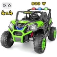thumbnail image 1 of Funcid 24V 4WD Ride on Toys, 2-Seater Ride on cars with Remote Control, Electric Car, Power UTV Wheels with 4*200W Motor, Bluetooth, Music, Lights, 3 Speeds, Spring Suspension, Green, 1 of 8