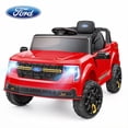 thumbnail image 1 of Funcid 24V Ride on Toys, Licensed Ford Maverick Lariat 4WD Ride on Cars with Remote Control for Kids 3-5 Aged, Single Seater Electric Car Pickup Truck with Bluetooth, Music & Large Trunk, Red, 1 of 8