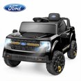 thumbnail image 1 of Funcid 24V Ride on Toys, Licensed Ford Maverick Lariat 4WD Ride on Cars with Remote Control for Kids 3-5 Aged, Single Seater Electric Car Pickup Truck with Bluetooth, Music & Large Trunk, Black, 1 of 8