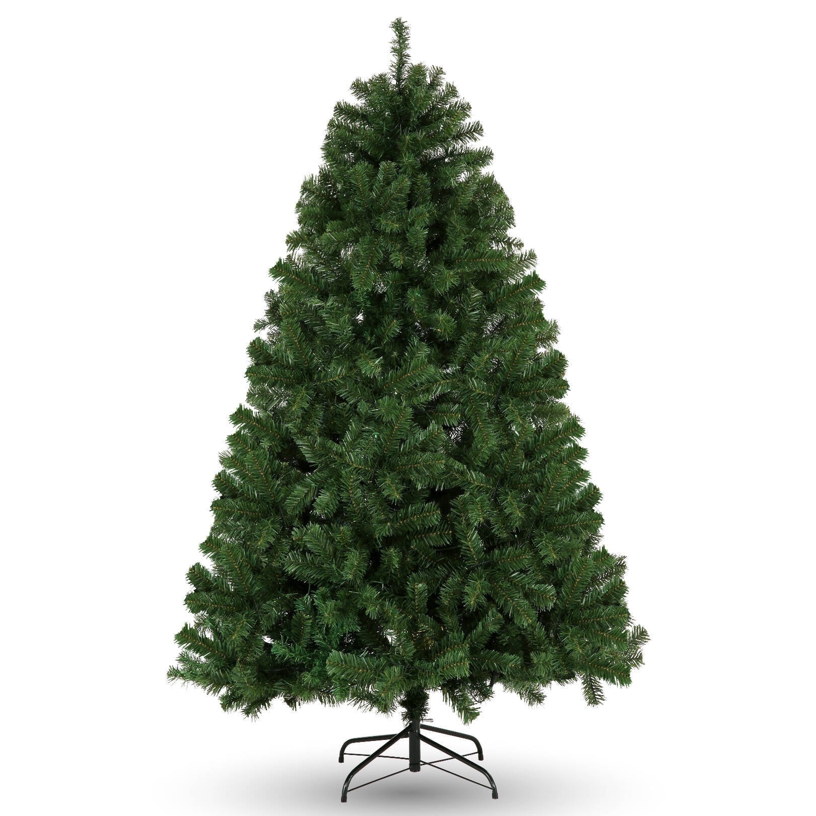 4FT Blue-Green Artificial Christmas Tree – 592 Tips, Hinged Branches