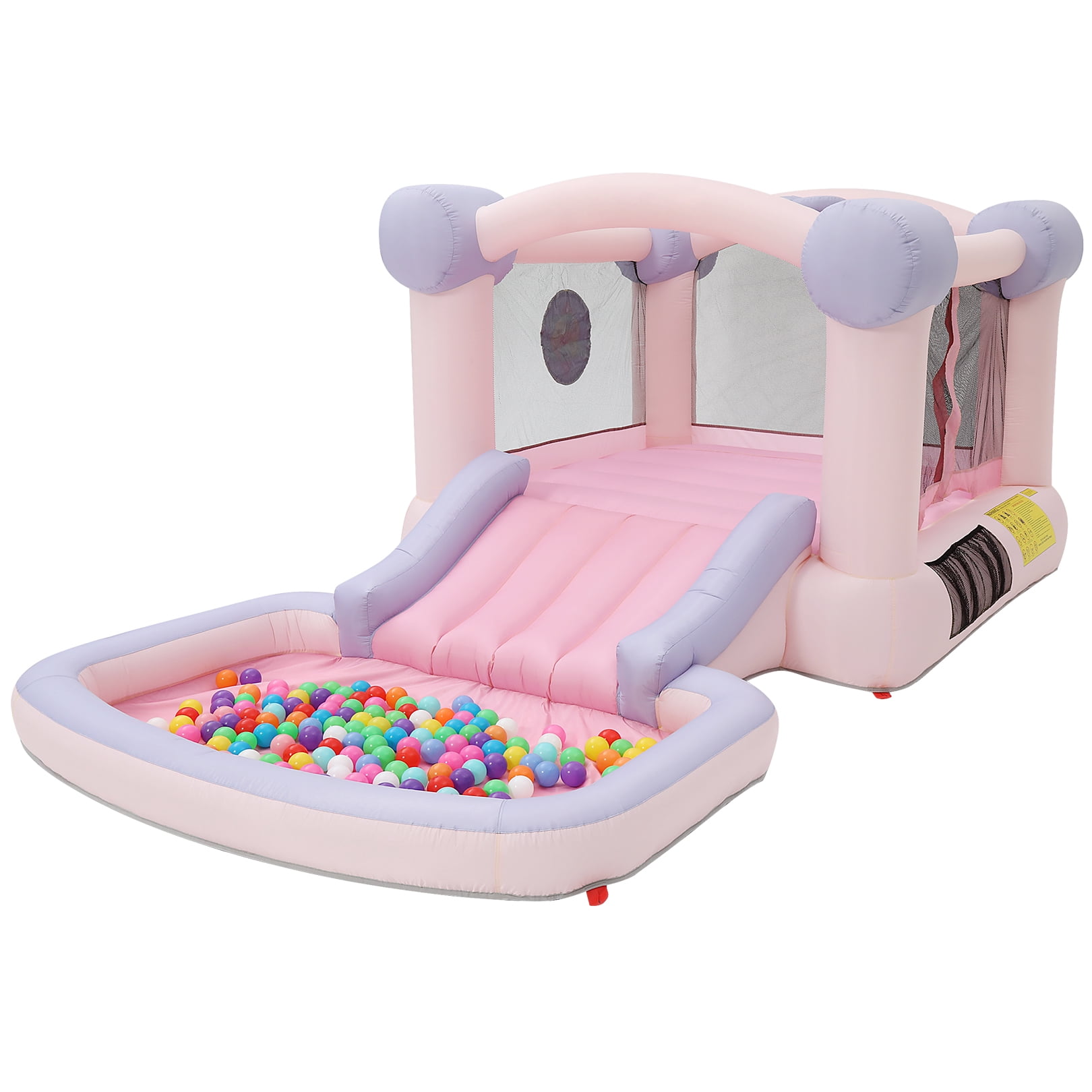 Funcid Inflatable Bounce House for Kids 3-6, with Blower, Indoor & Outdoor Backyard, Great Gift for Kids Birthday Party