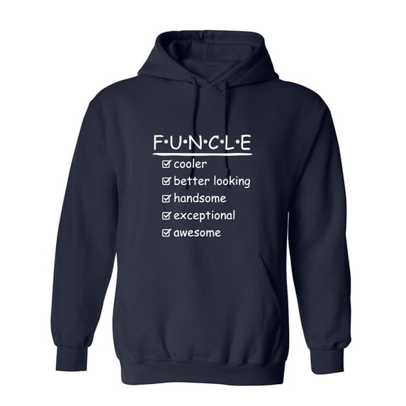 Funcle Cooler Sarcastic Humor Novelty Funny Men's Hoodies
