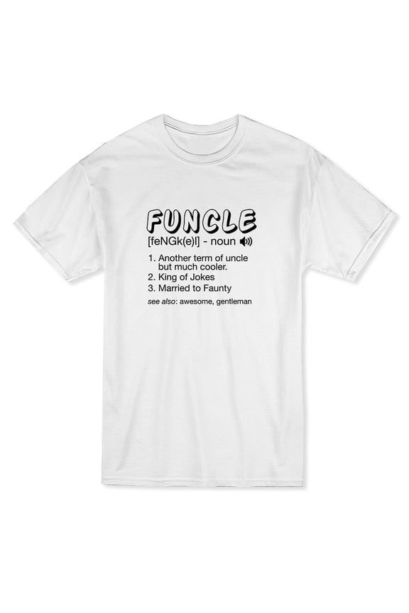Funcle Definition Funny Graphic Men's T-shirt