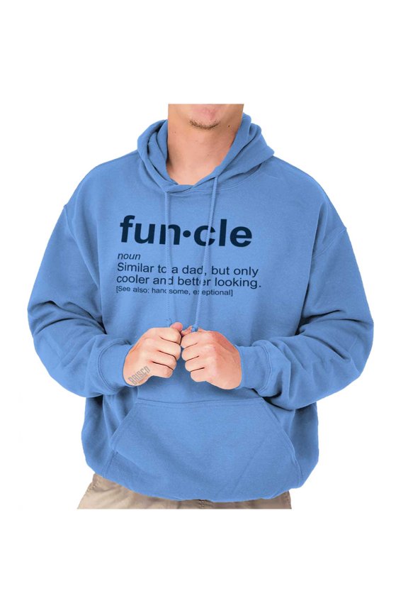 Funcle Fun Uncle Definition Cool Hoodie Hooded Sweatshirt Men Brisco Brands S