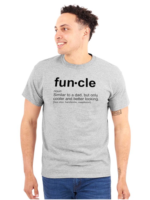 Funcle Fun Uncle Definition Cool Men's Big & Tall Crewneck Graphic Tee Brisco Brands 2X