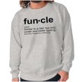 thumbnail image 1 of Funcle Fun Uncle Definition Cool Men's Crewneck Sweatshirt Brisco Brands M, 1 of 6