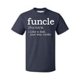 thumbnail image 1 of Funcle Fun-Uncle Sarcastic Dictionary Definition Men's T-shirt, M, Navy, 1 of 2