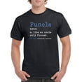 thumbnail image 1 of Funcle: Funny Definition  Men T-Shirt, Male Large, 1 of 4