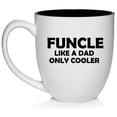 thumbnail image 1 of Funcle Like A Dad Only Cooler Funny Fun Uncle, Gift For Uncle Ceramic Coffee Mug Tea Cup Gift for Him, Friend, Coworker, Husband (16oz White), 1 of 1