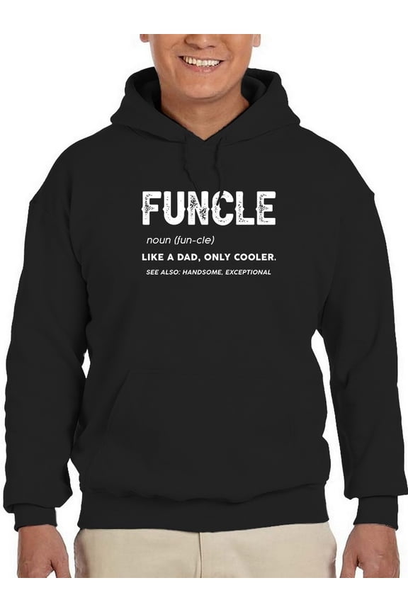 Funcle Noun Men Hoodie, Male Small