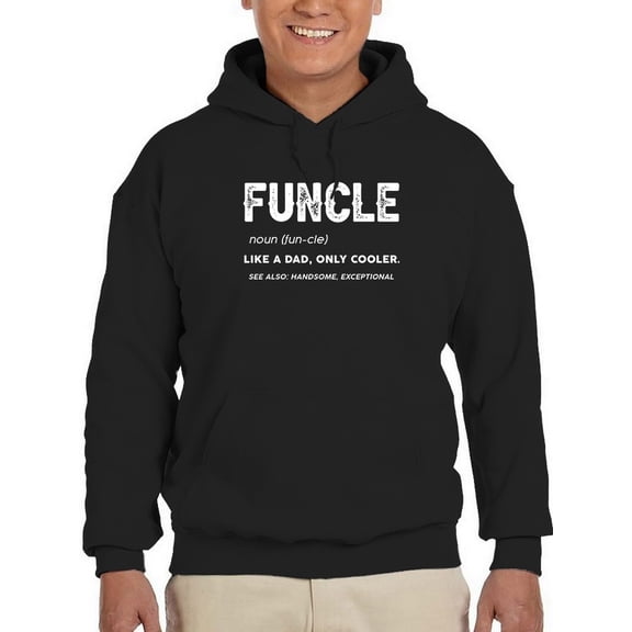 Funcle Noun Men Hoodie, Male XX-Large