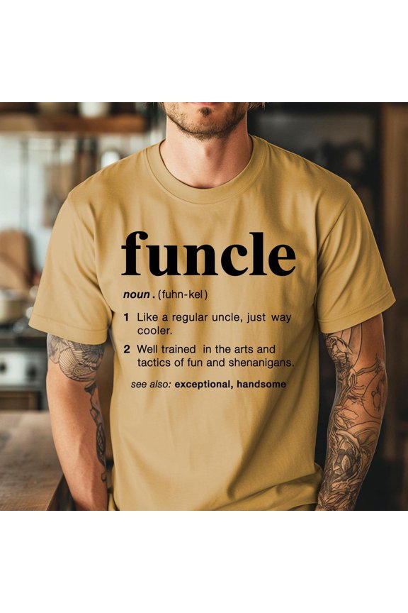 Funcle Shirt Uncle Shirt Cool Uncle Shirt Gift for New Uncle Uncle Announcement Shirt Chri