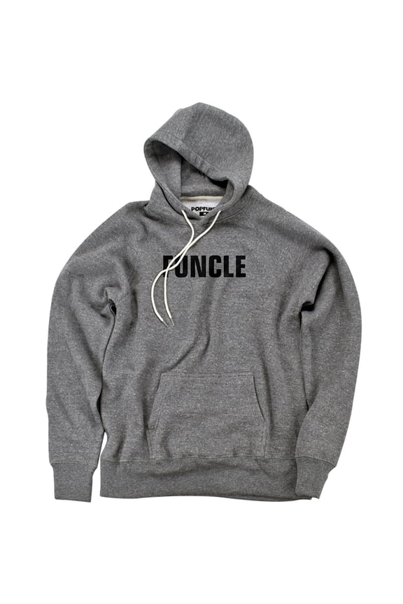 Funcle Unisex Adult Slim Fit Pull-Over Heather Hoodie, Athletic Heather, Small