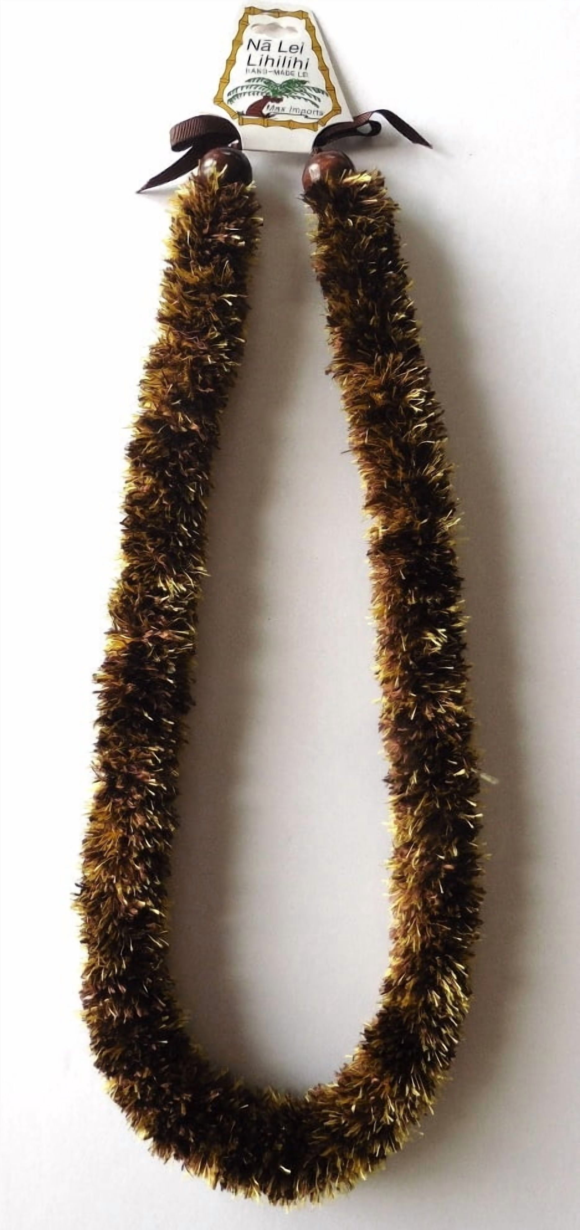 Funcraft Brown & Gold Combo Yarn Lei, 1 Each