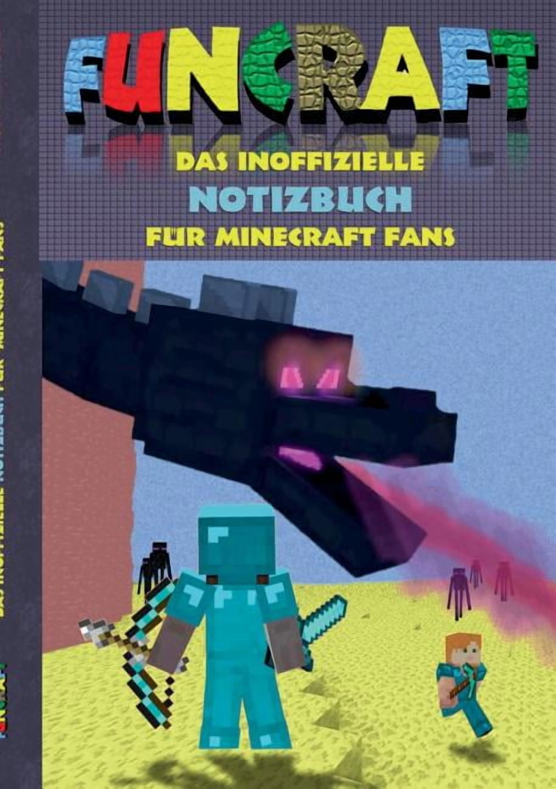 Funcraft - Das inoffizielle Notizbuch (kariert) fÃ¼r Minecraft Fans: Karierte BÃ¶gen/Papier, geeignet als Spielebogenpapie, (Paperback)