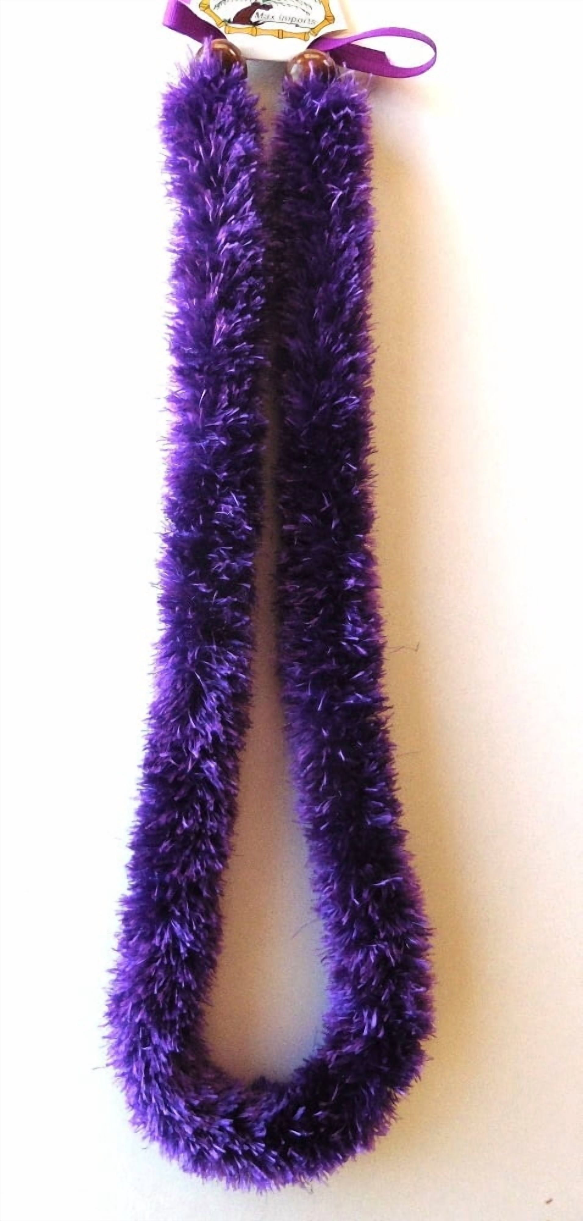 Funcraft Purple Solid Yarn Lei, 1 Each