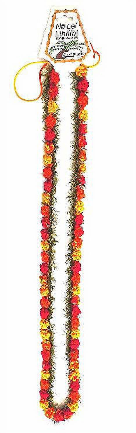 Funcraft Red Crochet Lei, 1 Each