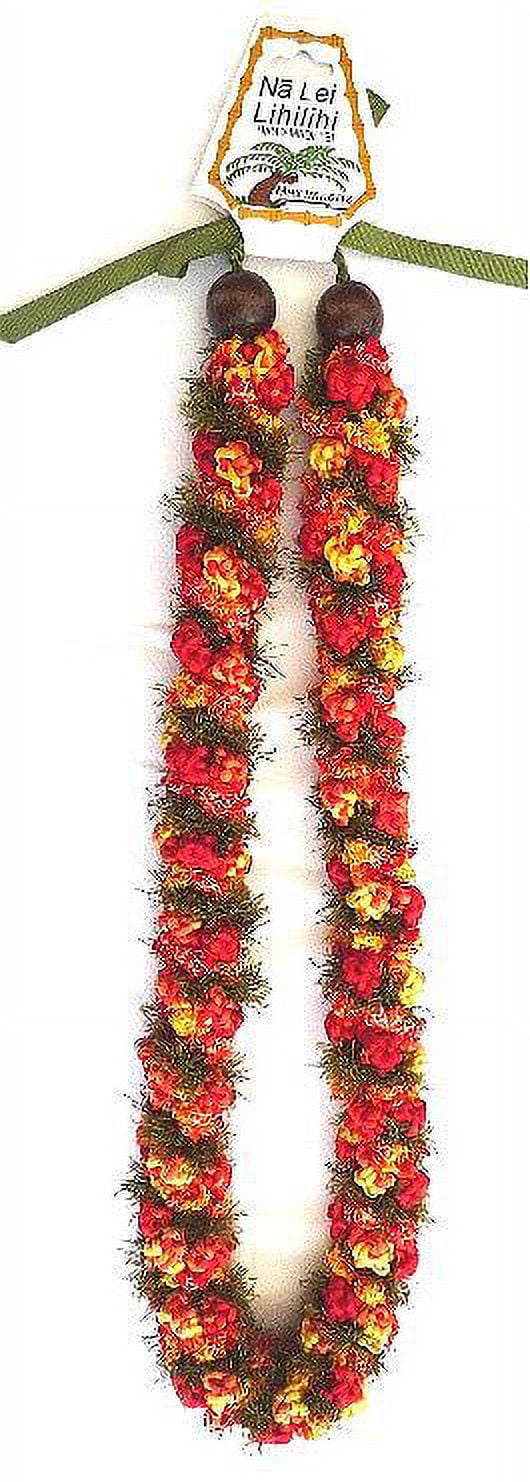 Funcraft Red Crochet Lei, 1 Each