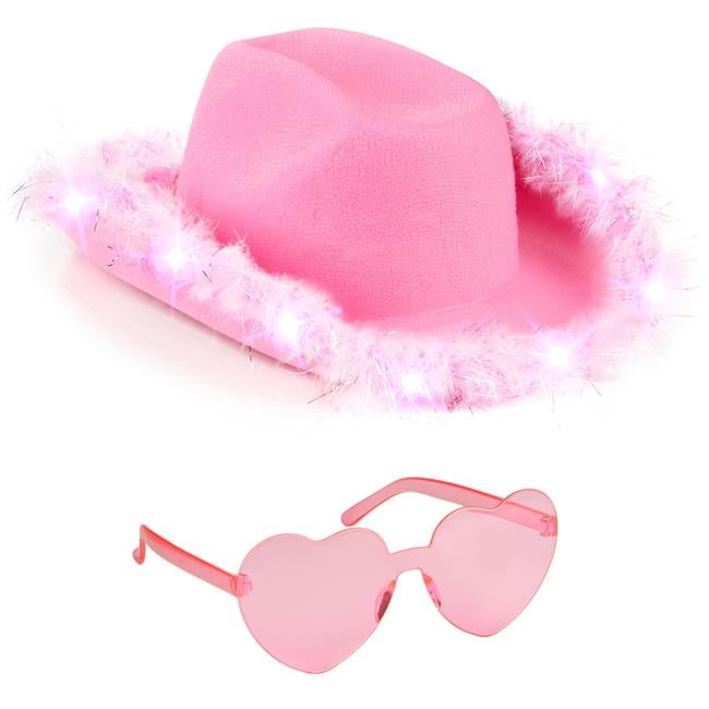 Funcredible Pink_LU_Cowgirl_Hat Funcredible Pink Light Up  display picture 2