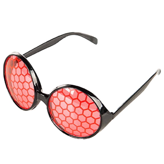 Funcredible Halloween Ladybug Glasses | Red Insect Sunglasses | Butterfly Firefly Dragonfly Lady Bug Costume Accessories | Halloween Cosplay Party Favors for Women, Men and Kids