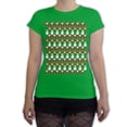 thumbnail image 1 of Function - 8 Bit Christmas Pattern Women's Fashion T Shirt, 1 of 1