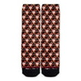 thumbnail image 1 of Function - 8-Bit Santa Pattern Black Fashion Sock, 1 of 3