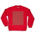 thumbnail image 1 of Function - 8 Bit Santa Pattern Men's Fashion Crew Neck Sweatshirt, 1 of 1