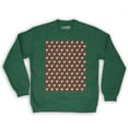 thumbnail image 1 of Function - 8 Bit Santa Pattern Men's Fashion Crew Neck Sweatshirt, 1 of 1