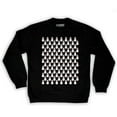 thumbnail image 1 of Function - 8 Bit Snowman Pattern Men's Fashion Crew Neck Sweatshirt, 1 of 1