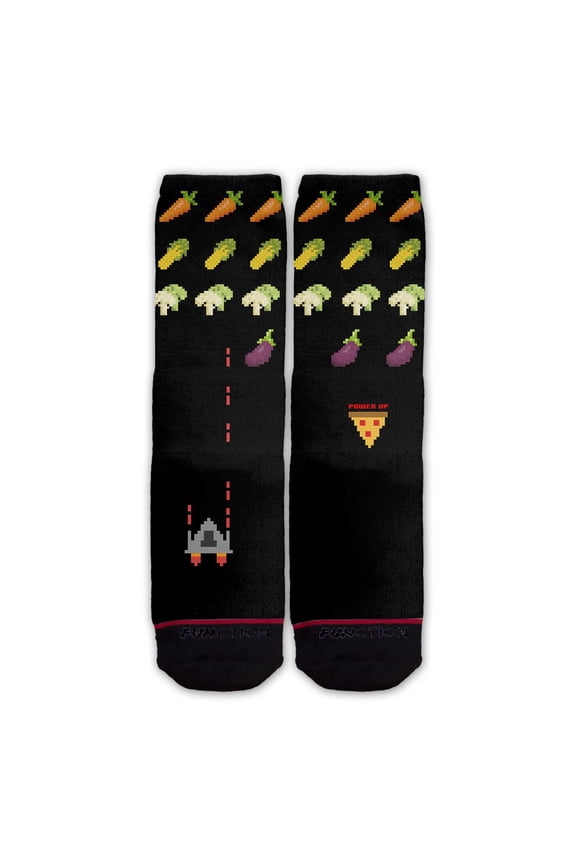 - 8 Bit Spaceship Video Game Fashion Socks
