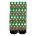 thumbnail image 1 of Function - 90's Cup Collage Fashion Socks Solo Soda Jazzy Paper Straw Pattern, 1 of 3