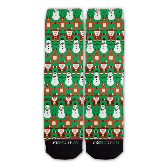 Function - 90's Cup Collage Fashion Socks Solo Soda Jazzy Paper Straw Pattern