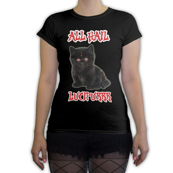 Function - All Hail Lucipurrr Women's Fashion T-Shirt