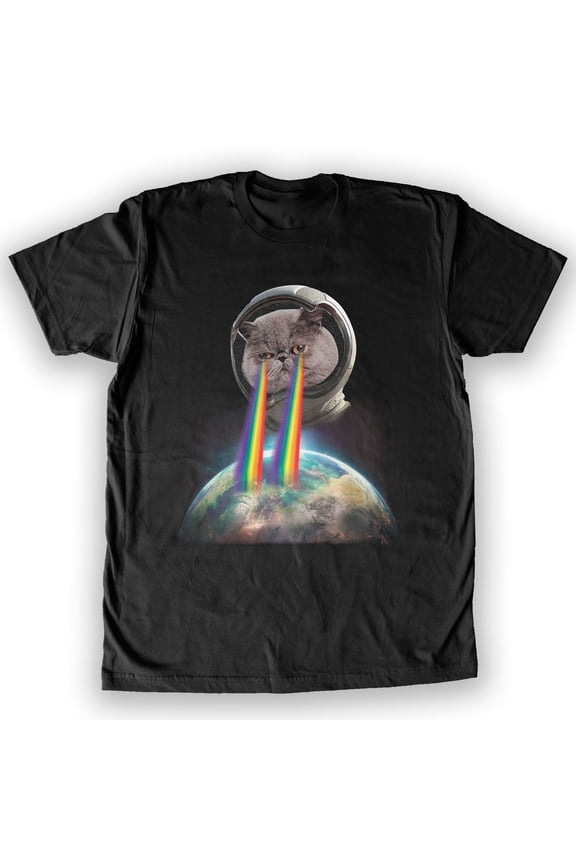 - Astronaut Cat Men's Fashion T-Shirt