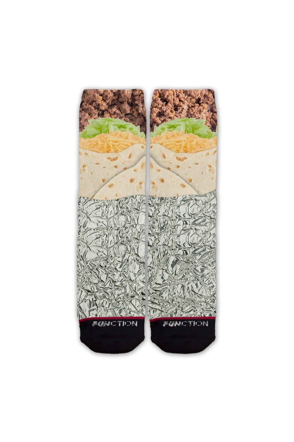 - Beef Burrito Food Fashion Socks