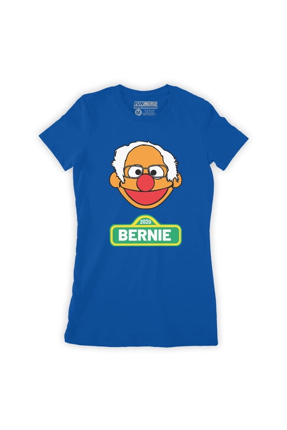 - Bernie Sanders Kids Show Cartoon Head Democrat 2020 Women's Fashion T-Shirt
