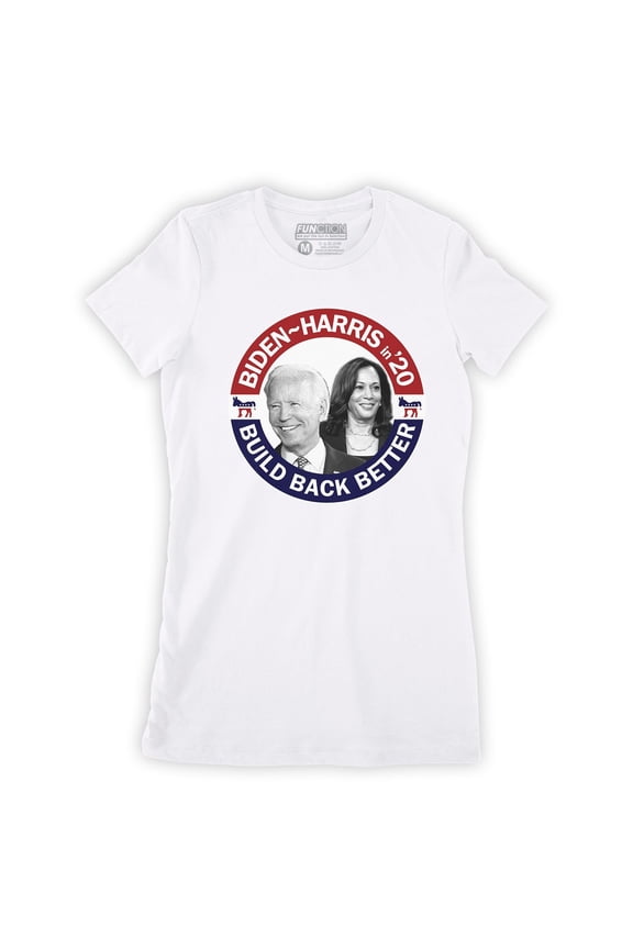 - Biden Harris Campaign Pin Pattern Women's T-Shirt