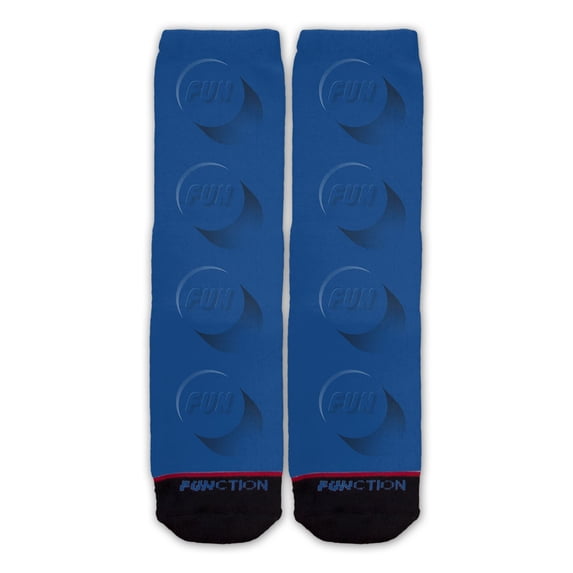 Function - Brick Toy Piece Blue Fashion Socks