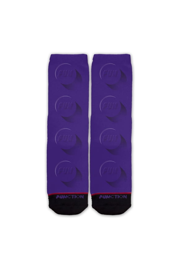 - Brick Toy Piece Purple Fashion Socks