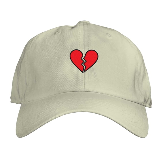 Function - Broken Heart Embroidered Dad Hat