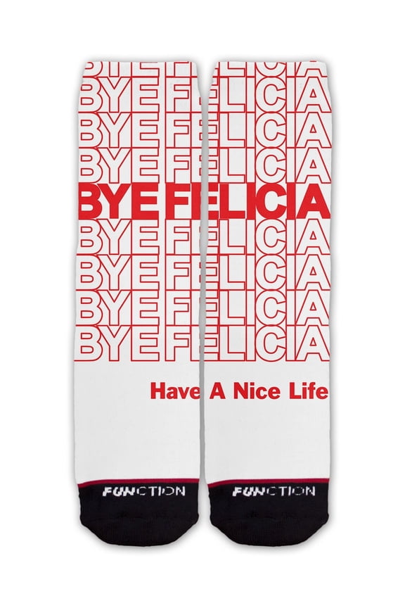 - Bye Felicia Bag Fashion Socks