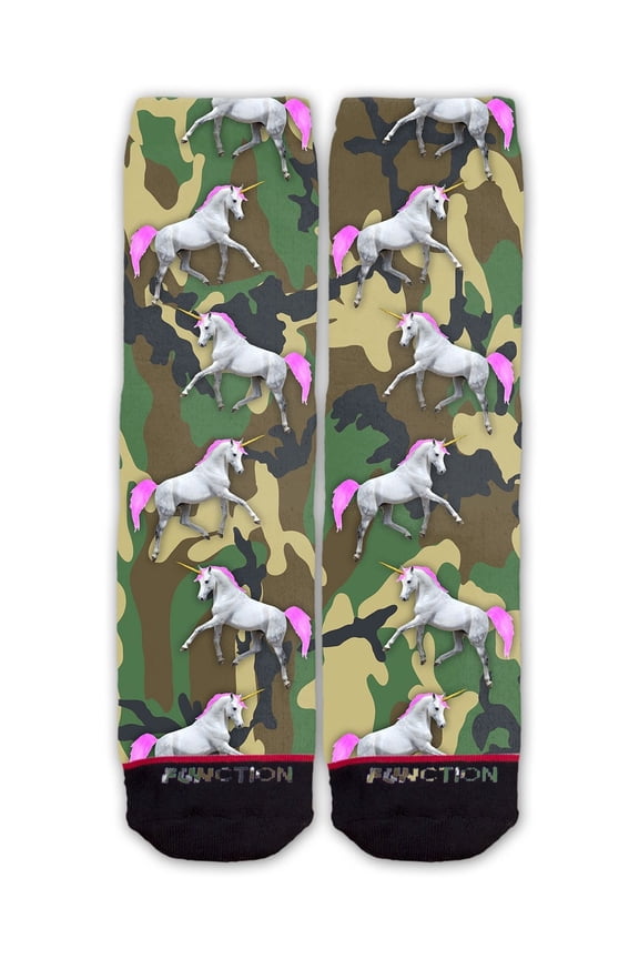 - Camo Unicorns Fashion Socks
