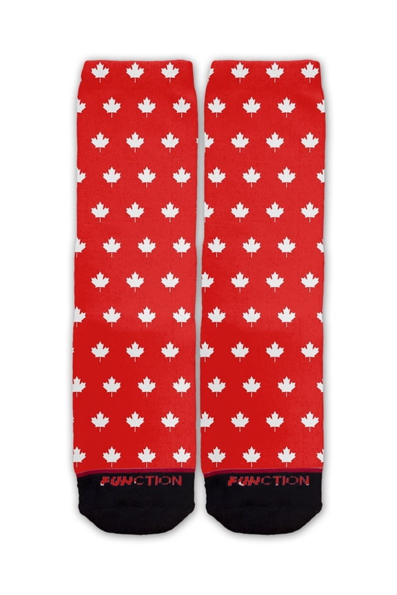 - Canada Maple Leaf Pattern Fashion Sock