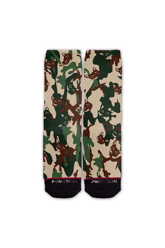- Cat Camo Fashion Socks
