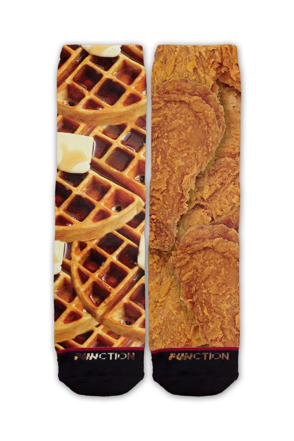 - Chicken And Waffles Fashion Socks