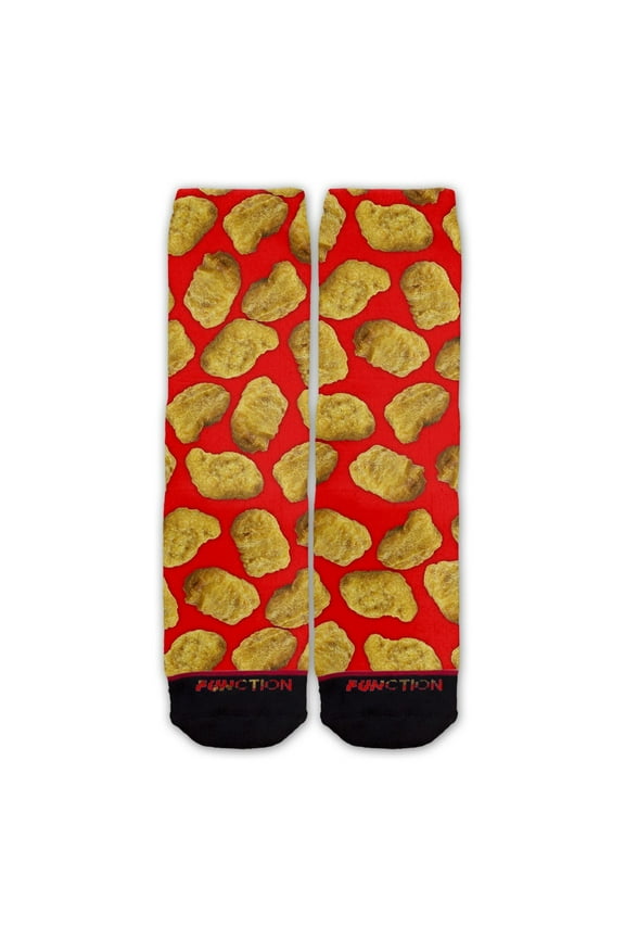 - Chicken Nuggets Pattern Fashion Sock