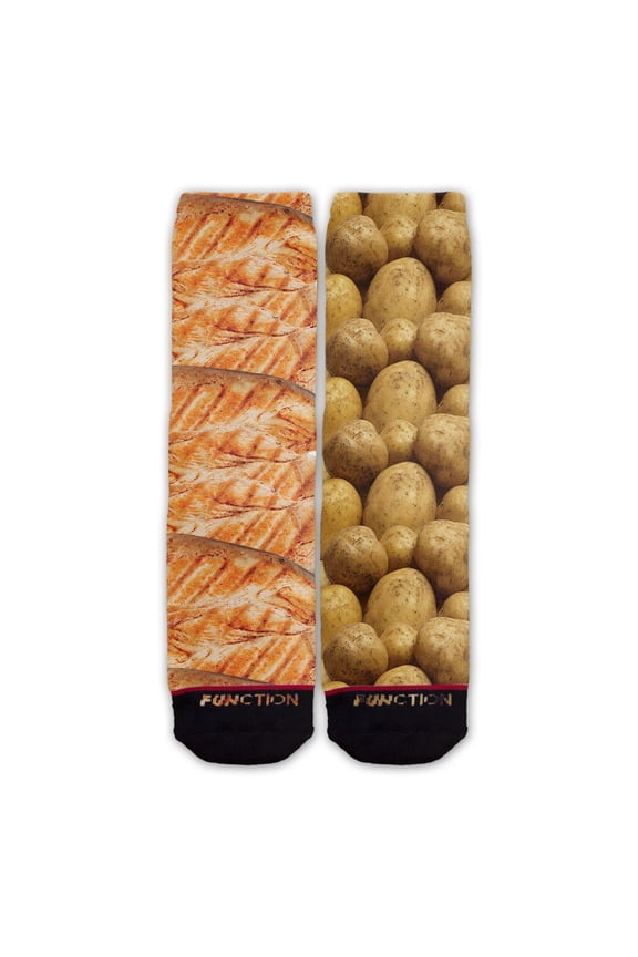 - Chicken and Potatoes Fashion Socks